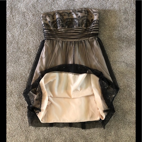 David's Bridal Mesh Beaded Prom Dress 12 Gorgeous Tulle Caviar Embellished - Picture 10 of 15